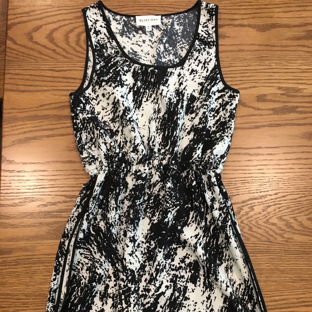 Black and White Dress